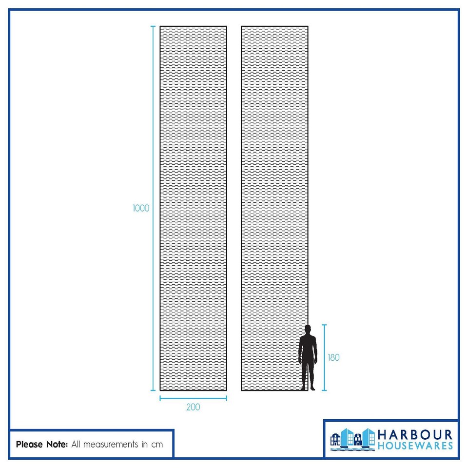 image 1 of Harbour Housewares Plant Fleece Frost Protection Set with Pegs & Plates - 2M x 20M (2 Rolls) | White | White