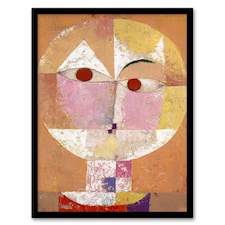 Paul Klee Framed Wall Art Print Senecio Head of Man Going Senile Home Décor