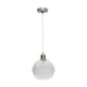 image 3 of First Choice Lighting Set of 2 Carss Satin Nickel Ceiling Pendant Flex Suspension Kits for Easy Fit Shades Silver