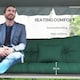 image 5 of Outsunny Outdoor Seat Cushions Back Cushion with 2 Pillows, Seat Pads | Green | Green | Seat cushion: 150x50x10cm, Back cushion: 150x50x10cm, Pillow: 40x30x15cm