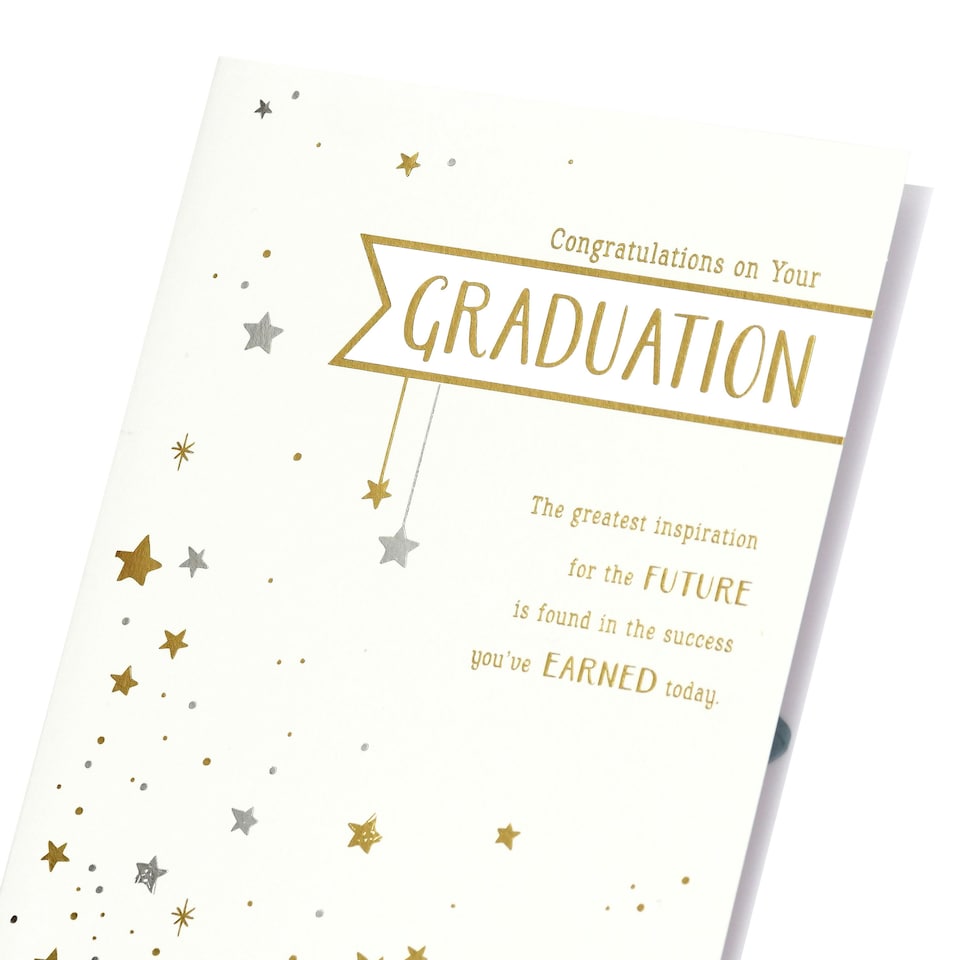 image 1 of Graduation/Congratulations Card for Him/Her/Friend | Stars Design