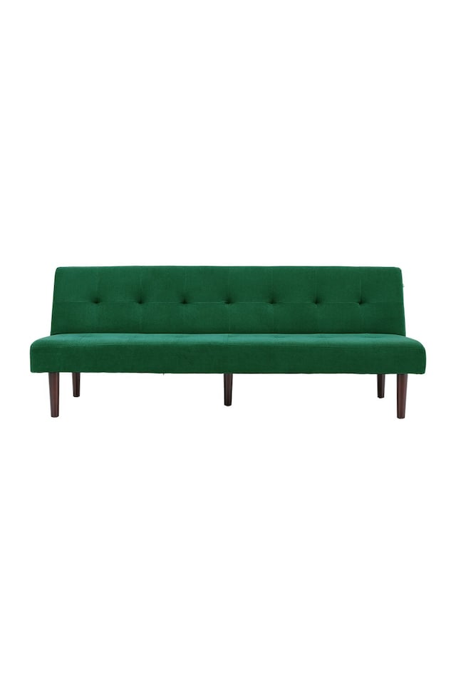 image 1 of Living and Home Modern Convertible Sofa Bed - Green | Green