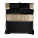 image 1 of Capri Polycotton Duvet Cover Set With Pillowcase Gold | Super King