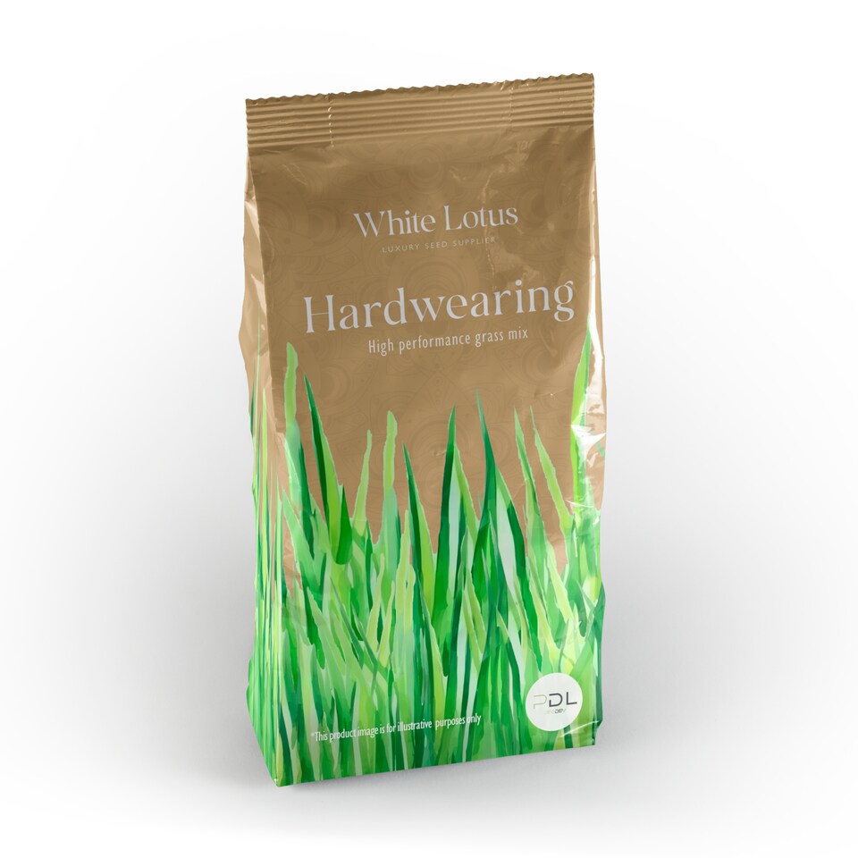 image 1 of Pegdev Hardwearing Grass Seed Resilient Lawn High Yield for Gardens & Parks 1kg