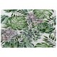 image 1 of Watercolour Botanical Leaves (Rug) Green | Medium: 80x150cm