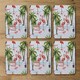 image 2 of Flamingo & Palm Trees (Coaster)