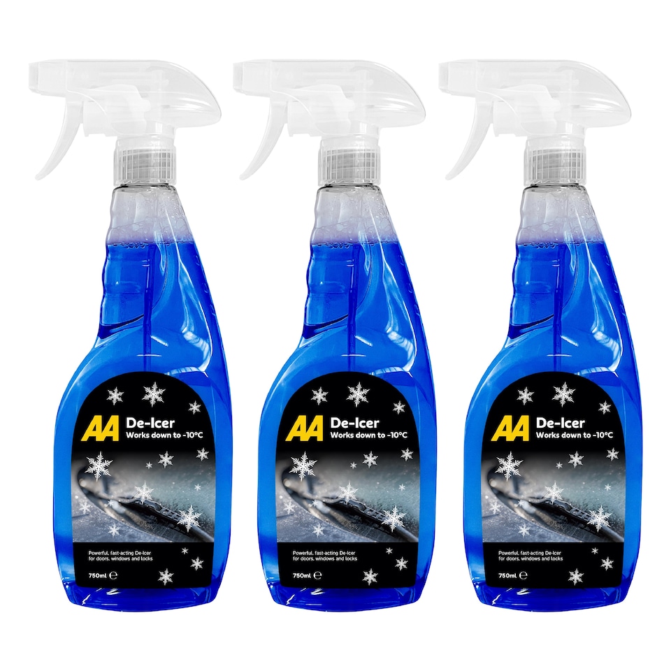 image 1 of AA Fast Acting De-Icer 3 x 750ml