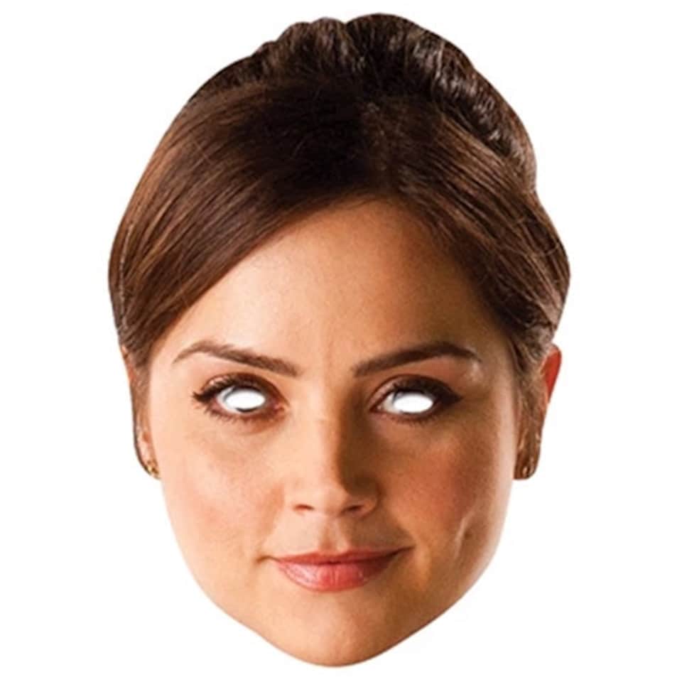 Clara Oswald Doctor Who Jenna Coleman Cardboard Face Mask