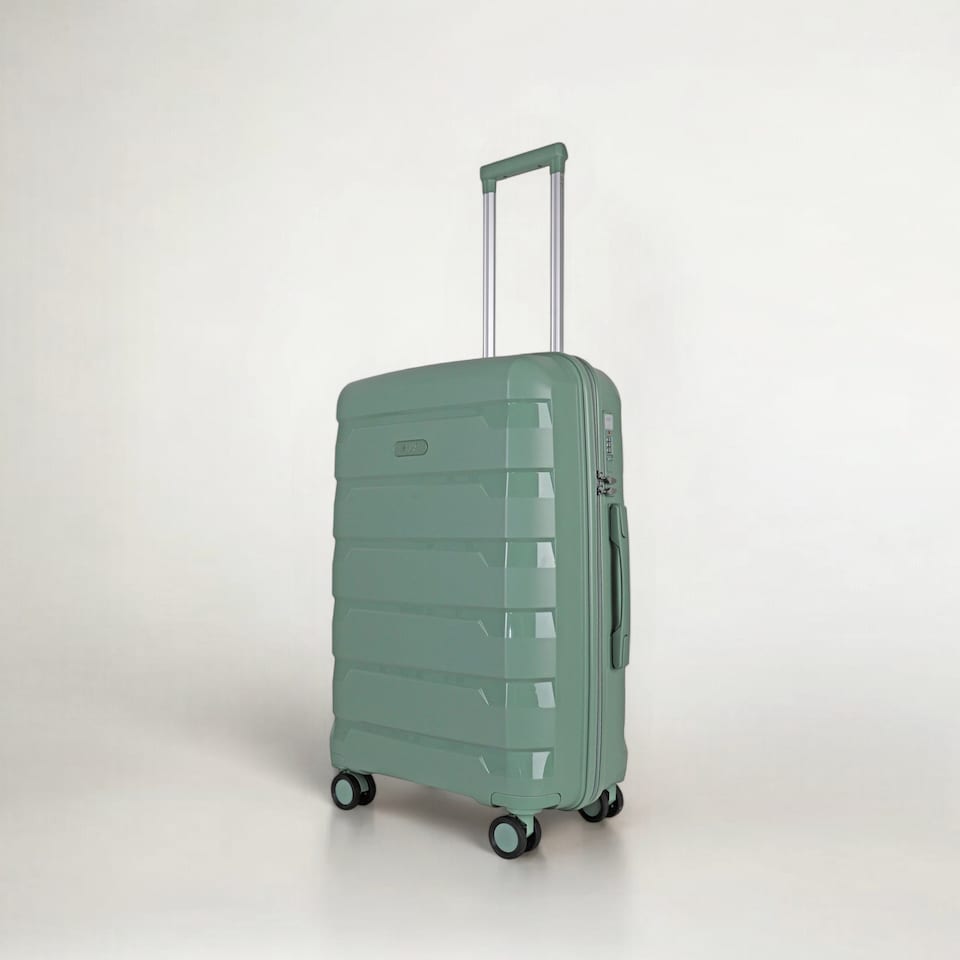 image 1 of Medium Suitcase 24’ Inch Hard Shell Checked Luggage - Lightweight & Durable, USB Charging Port, Secure TSA Lock, Dual Spinner Wheels