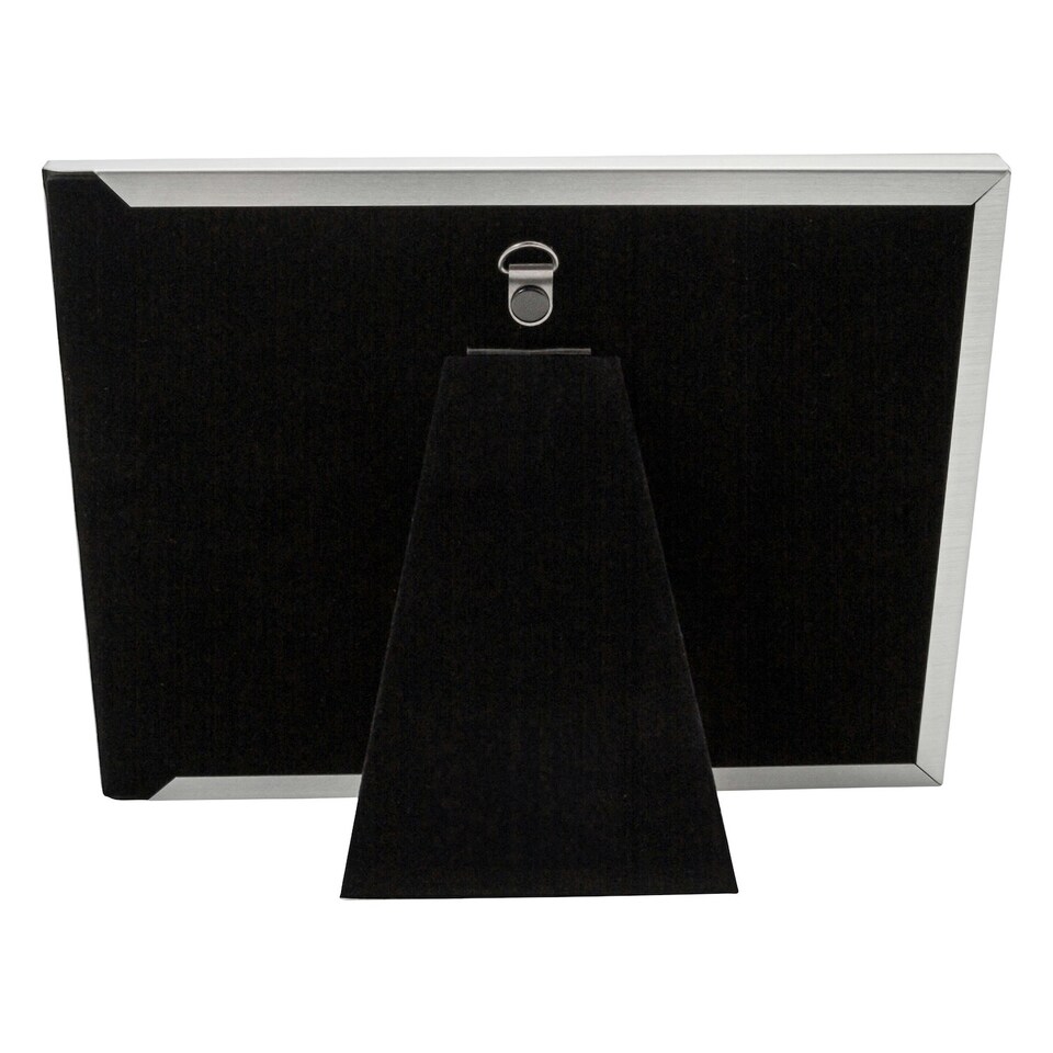 image 1 of Modern Collage Friends Themed Picture Frame in Brushed Silver Finish Silver | One Size