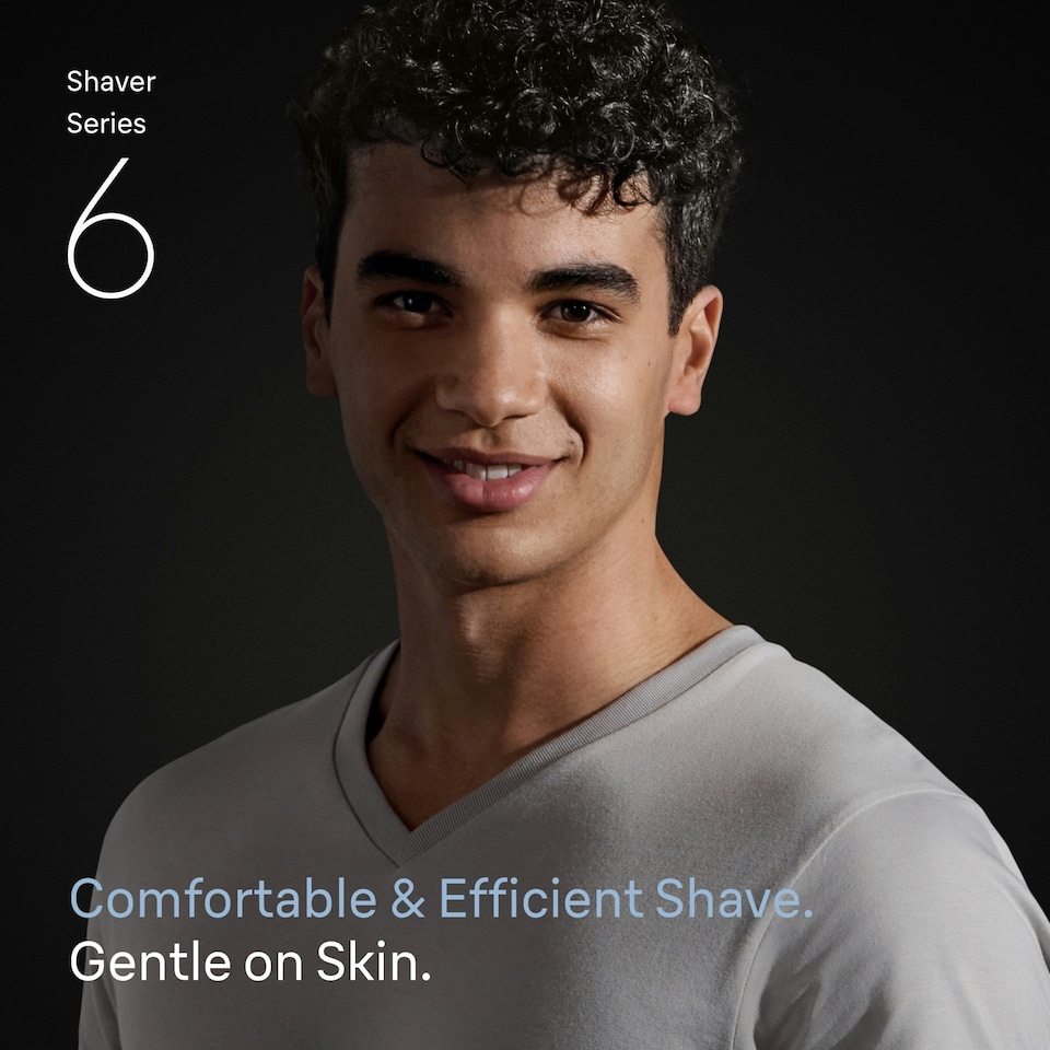 image 1 of Braun Series 6 Electric Shaver, SmartCare Center, +2 Attachments, 62-S7650CC, Silver