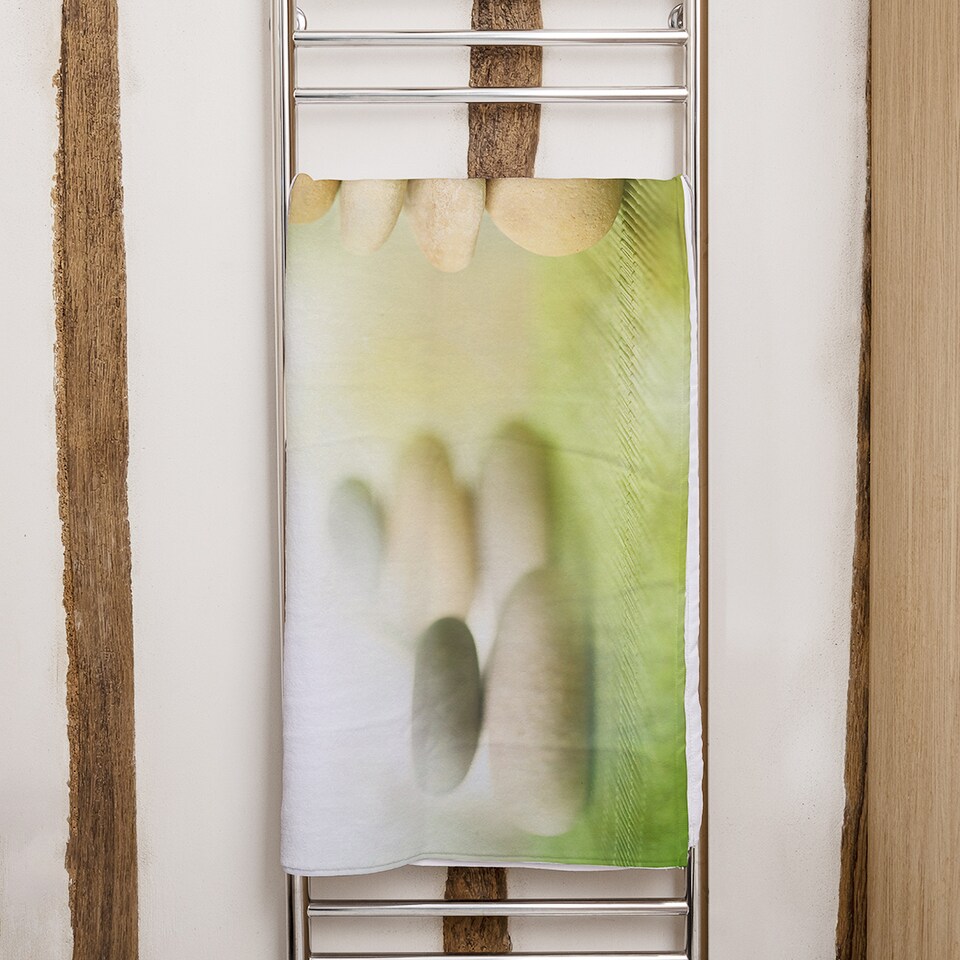 image 1 of Rock Garden Designer Bath Towel | Multi