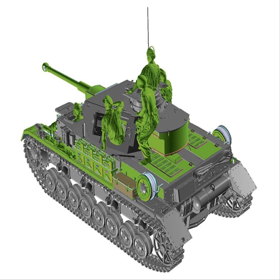 image 1 of Tamiya German Tank Panzerkampfwagen IV Ausf.G Early (1:35 Scale)