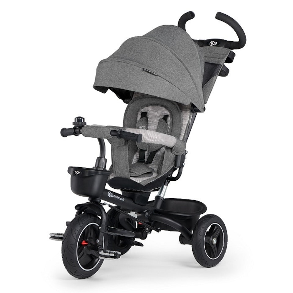 image 1 of Kinderkraft Tricycle Spinstep Grey