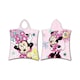 image 1 of Disney Minnie Mouse Bow Hooded Towel - Pink/Multicoloured - One Size | Pink | One size