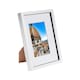 image 1 of Nicola Spring 3D Box Photo Frame with A5 Mount - A4 (8" x 12") - White/White
