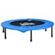 image 1 of HOMCOM Dia. 96cm Fitness Trampoline Exercise, Max Load 100 KG, Blue Black