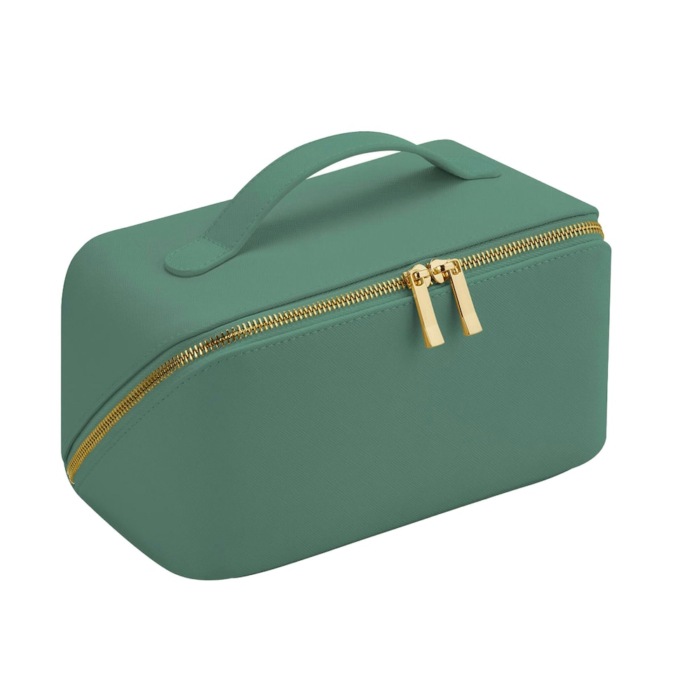 Bagbase Boutique Open Flat Cosmetic Case - Sage Green - One Size Green
