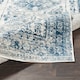 image 4 of LIVABLISS Monte Carlo-Vintage Traditional Boho Rug 80 x 220 cm | Blue Grey White