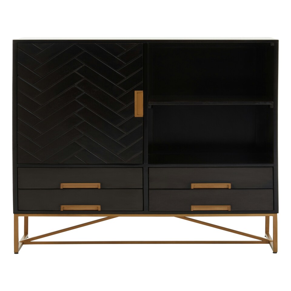 image 1 of Interiors by Premier Cabinet Gold