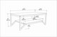 image 6 of Decorotika Flora Coffee Table with Metal Frame - W 120 cm x H 46 cm x D 60 cm