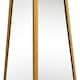 image 6 of The Obelisk - New Gold Metal Edged Mirrored Garden Ornament 47" X 10" X 10" (120CM X 25CM X 25CM) Gold