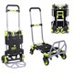 image 1 of 2-in-1 Hand Sack Truck Trolley, Folding Platform Cart Dolly, 120kg Load Capacity