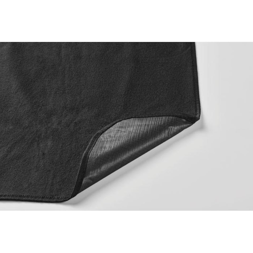 image 1 of MidOcean Costa Polar Fleece Picnic Blanket | Black | Black | One Size | 1