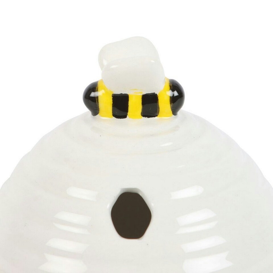 image 1 of Something Different Beehive Incense Cone Holder - White - One Size
