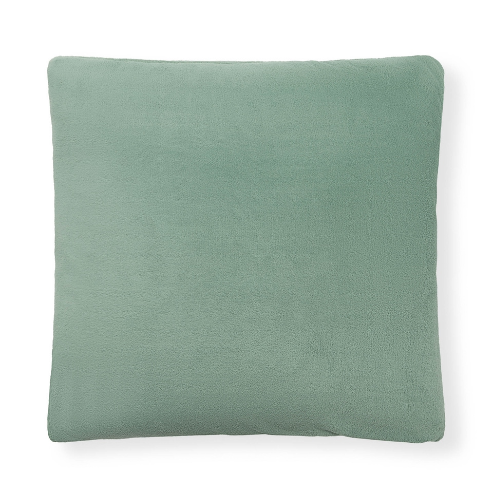 image 1 of BHS Large Microfleece Cushion | Green | Silt Green | Large | 1