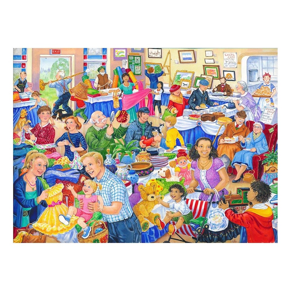 Jumble Sale BIG 500 Piece Jigsaw Puzzle