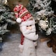 image 5 of 46cm Battery Operated LED Standing White Santa Christmas Decoration