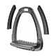 image 2 of Horsena Swap Stirrup Cover (Pack of 4) - Deep Black - One Size