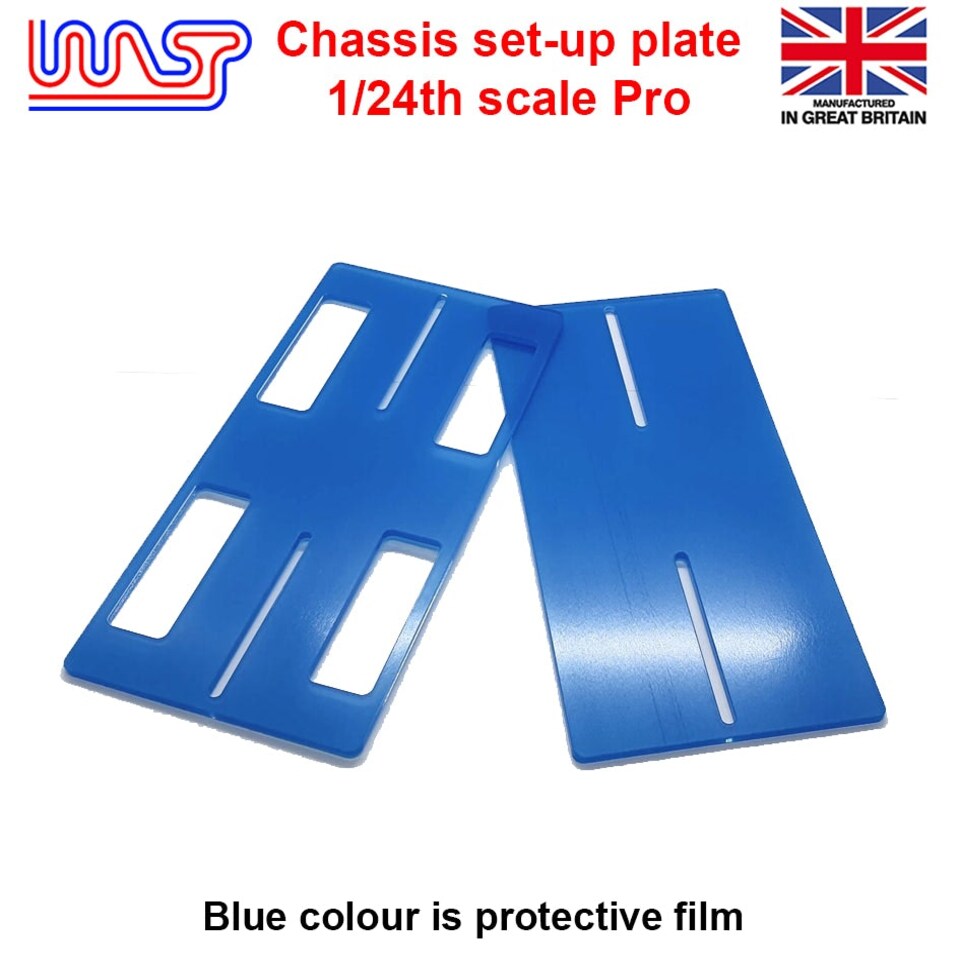 image 1 of Slot Car Chassis Pro Set Up Plate 1:24 Scale New WASP