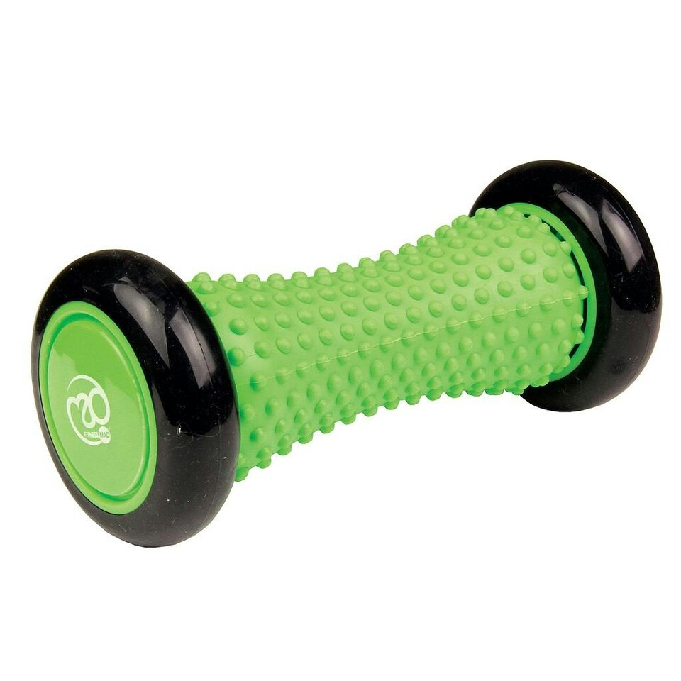 image 1 of Fitness Mad Foot Massage Roller - Green/Black - One Size