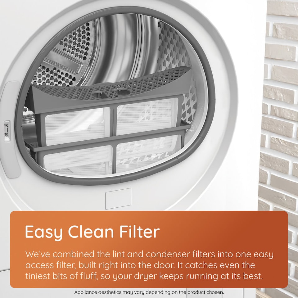 image 1 of Hotpoint CHD94MBBSUK 9kg Load Heat Pump Tumble Dryer HomeWhiz Black