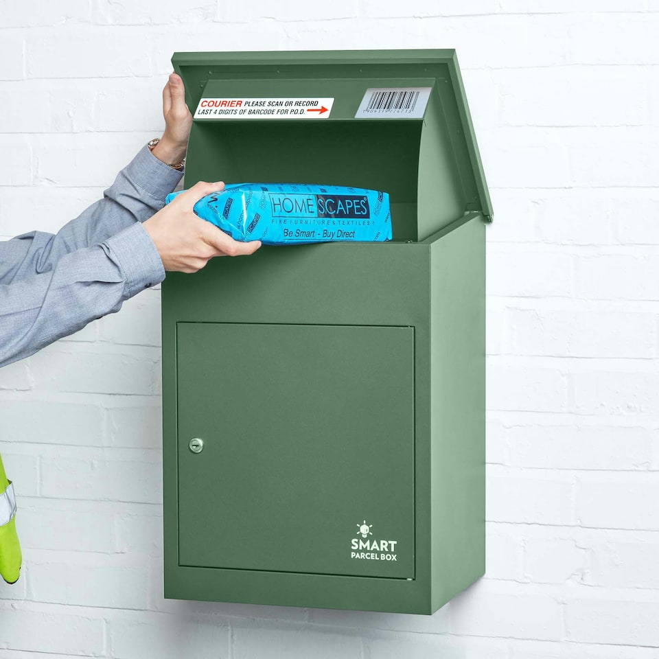image 1 of SMART PARCEL BOX® Medium Front Access Green Green