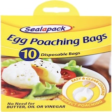Pack of 10 Sealapack Egg Poaching Bags