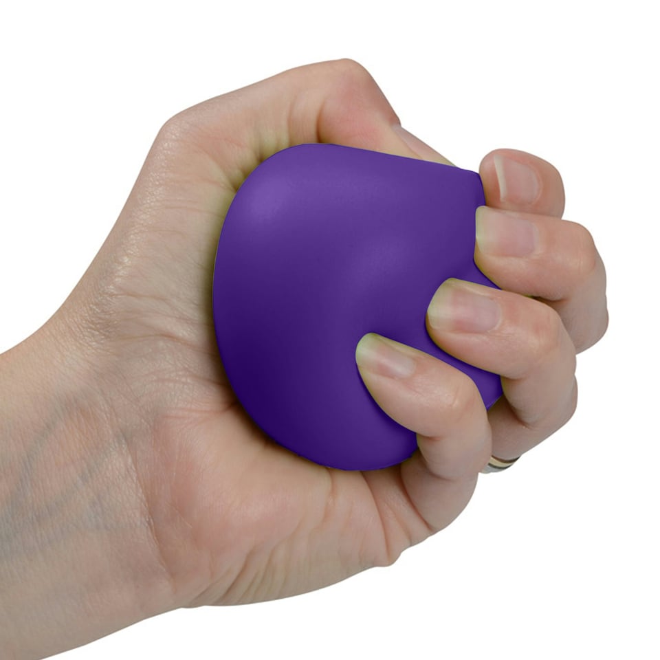 image 1 of Bullet Round Stress Reliever - Purple - 6.3 cm