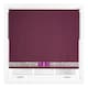 image 1 of FURNISHED Blackout Roller Blinds with Diamante Trim and Bow Cut to Size | Purple | Aubergine | (W) 120cm x (L) 165cm