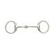 image 1 of Lorina Single Jointed Eggbutt Bradoon - Silver - 4.5in