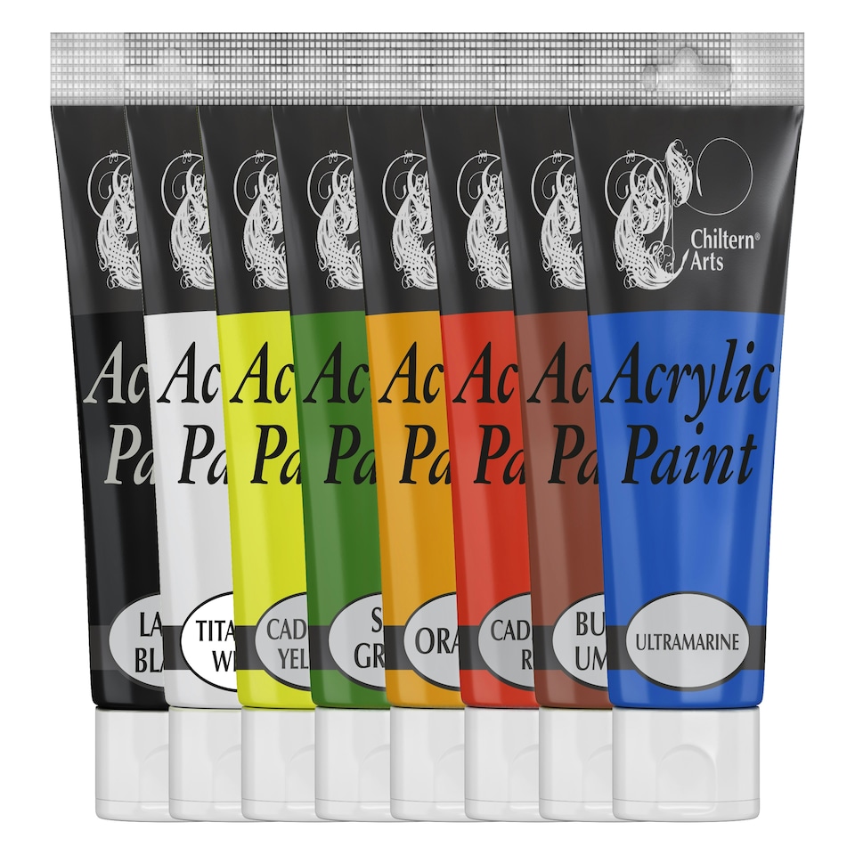 image 1 of Acrylic Paint Tube 120ml (Assorted)