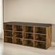 image 3 of Wide Shoe Storage Bench With Cushioned Seat And Drawer Natural Brown | Brown | One Size