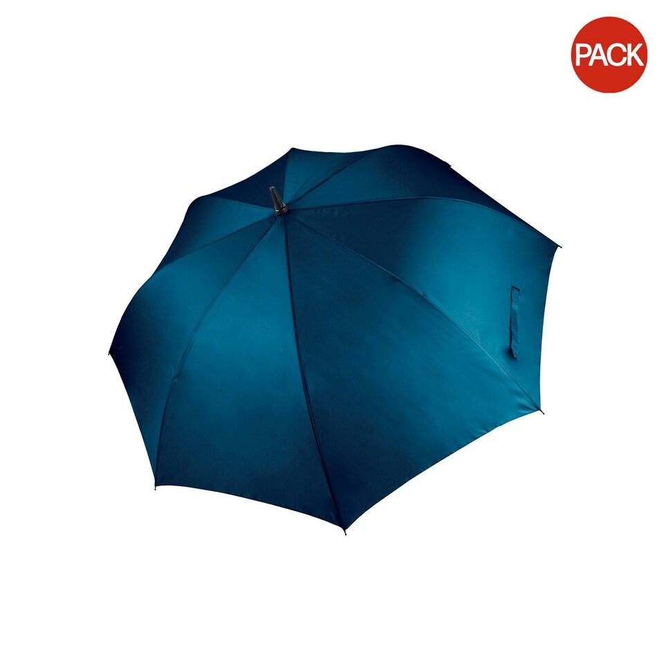 image 1 of Kimood Unisex Large Plain Golf Umbrella (Pack Of 2) - Navy - One Size