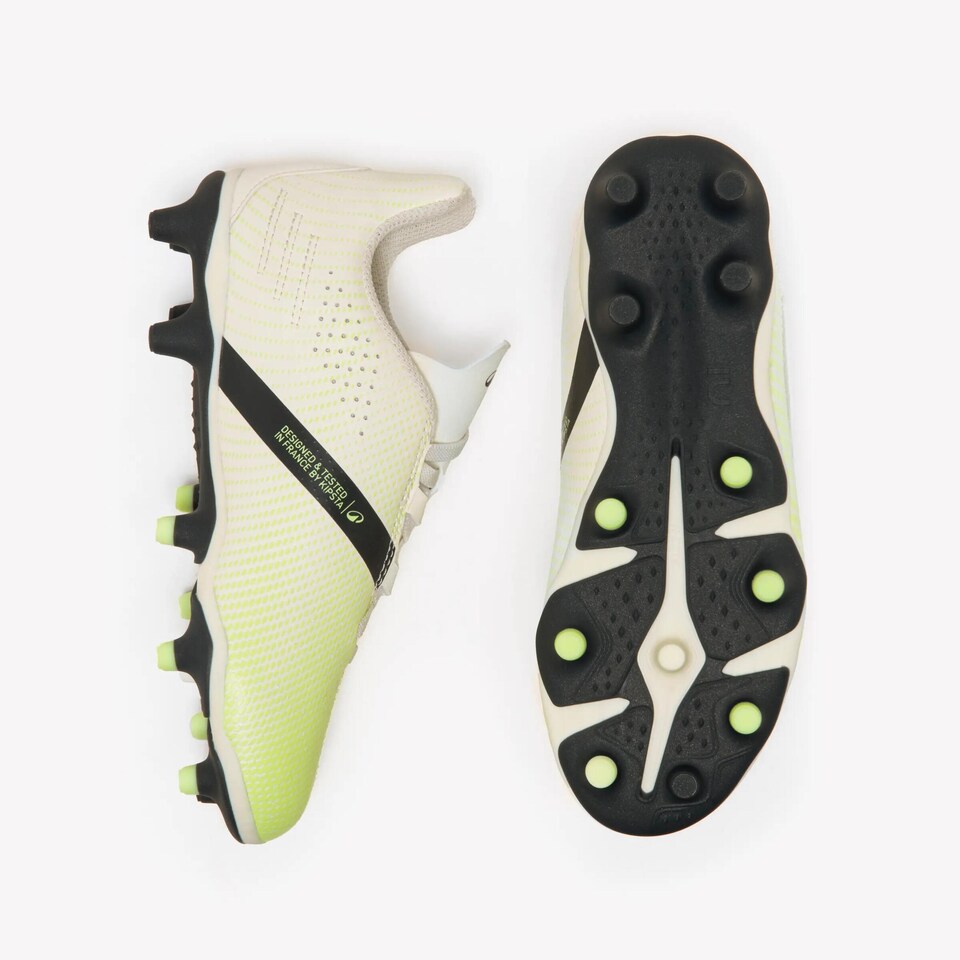 image 1 of Decathlon Kids' Rip-Tab Football Boots Viralto I FG JR Easy