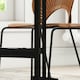 image 8 of HOMCOM Drop Leaf Table with Wheels Folding Dining Table for Small Spaces, Grey