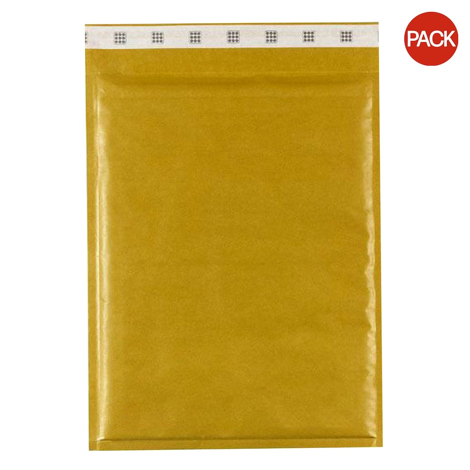 image 1 of Mail Lite Sealed Air Gold Bubble Mail Bags (Pack Of 100) - Gold - 120x210mm - B / 00