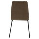 image 5 of Interiors by Premier Foundry Brown Leather Effect Chair, Easy to Clean Outdoor Chair, Body Supportive High Back Accent Chair