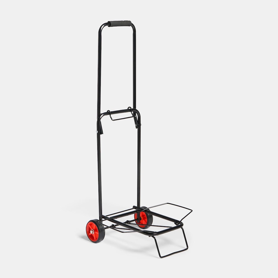 image 1 of OHS Folding Trolley Heavy Duty Metal Hand Truck Portable Camping Cart