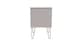 image 3 of Dallas 2 Drawer Compact Bedside Cabinet in Kashmir Matt (Ready Assembled) | Cream | Kashmir Matt